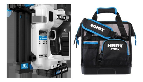 Hart Kit De Clavadora Brad De 20 V, Calibre 18, 5 Cm Y Bolsa