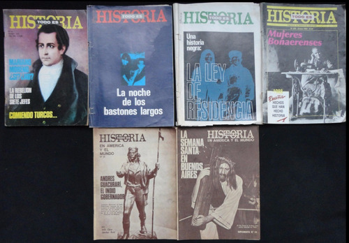 Antiguas Revistas Todo Es Historia (4 Revistas 2 Supl) 39190