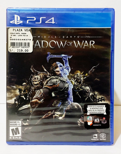 Middle-earth: Shadow Of War Juego Ps4 Nuevo Y Sellado