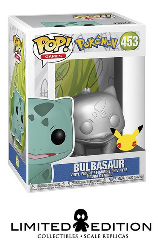 Figura Funko Pop! Pokemon Bulbasaur Games 453