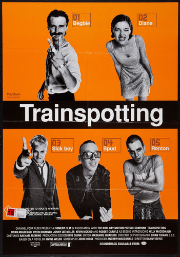 Posters Trainspotting Cine Banner Peliculas 90x60 Cm