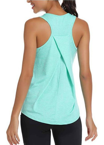 Camiseta Deportiva Sin Mangas Para Mujer Playera Para Yoga