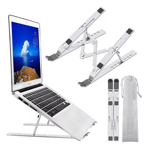 Soporte Plegable Para Notebook Tablet Aluminio Ajustable