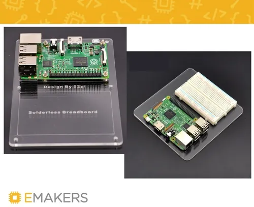 Kit Base Experim Proto 400 Pts Para Raspberry Pi 2 3 Emakers