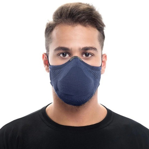 Máscara Knit Max95 Antiviral + 15 Filtros Esporte Corrida