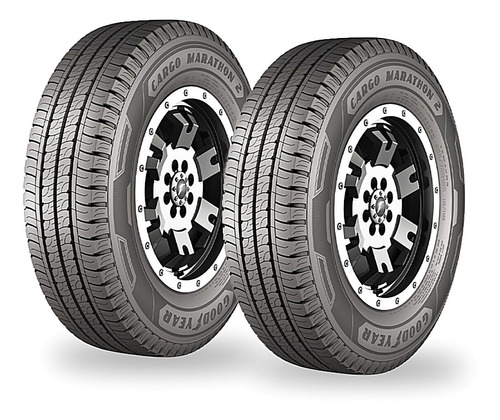 Set 2 Llantas Cargo Marathon 2 Goodyear 195r15 106q