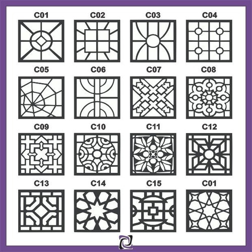 Imagem 2 de 8 de Kit 15 Placas Painel Vazado Decorativo Parede Cobogó Mdf 3mm