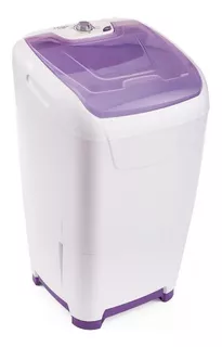 Lavarropas Semiautomático Columbia 10kg Lsc10000 Color Blanco/Lila