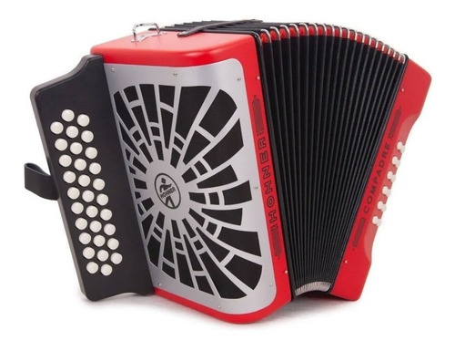 Hohner A48441 Acordeon Compadre Diatonico Fa--sib-mib