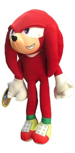 Imagen 1 de 6 de Peluche Nudillos Knuckles 40 Cm Saga Sonic New Toys Playking
