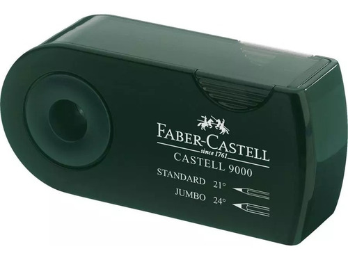 Sacapuntas Faber Castell Dos Medidas 9000 Con Deposito Color Imagen