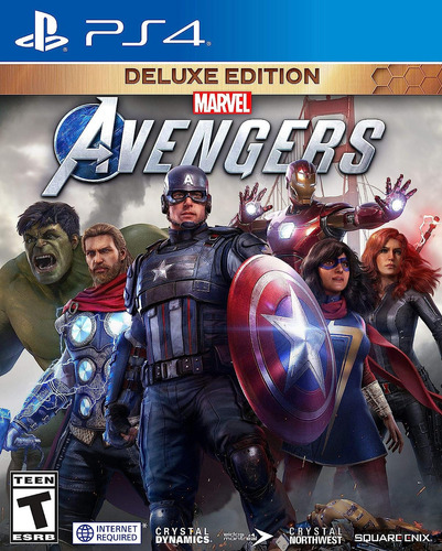 Jogo Marvel Avengers Deluxe Edition Ps4 Midia Fisica