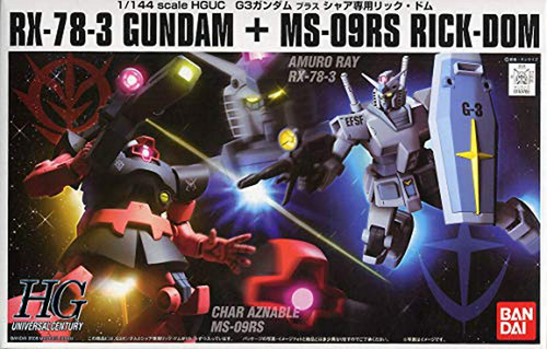 Maqueta Bandai Hguc 1/144 Rx-78-3 Y Char's Rick-dom.