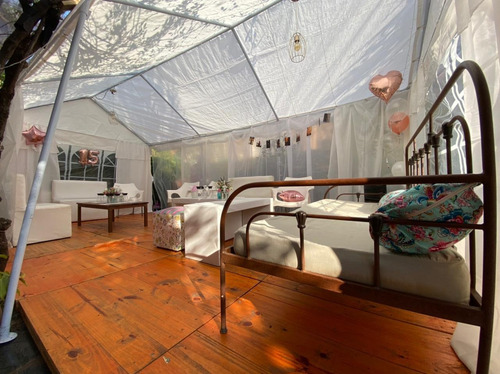 Imagen 7 de 10 de Alquiler De Carpa Gazebos,3x6, Piso Dek, Pérgolas De Luces