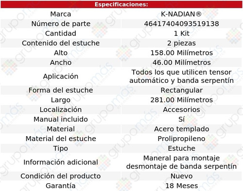 Herram Inst Banda Acces Knadian Gmc P3500 V8 5.7l 96 A 99