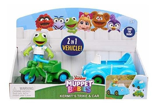 Juguetes Bb Muppets Babies Triciclo Y Coche De Kermit