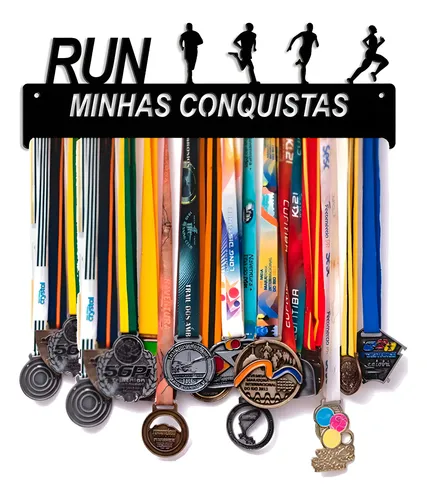 Porta Medalhas Corrida De Rua Masculino Suporte Medalhas