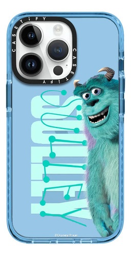 Case iPhone 15 Monsters Inc Sulley Azul Transparente