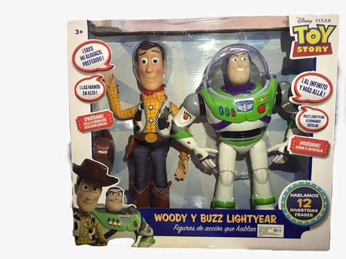 Figura Buzz Y Woody Habla Español Toy Story 4 Mayoreo Full 