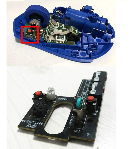 5pz Micro Interruptor Silencioso Para Mouse Cmi627301d07