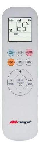 Minisplit Inverter X32 Frio Calor 220v Mirage 1 Tonelada R32 Color Blanco