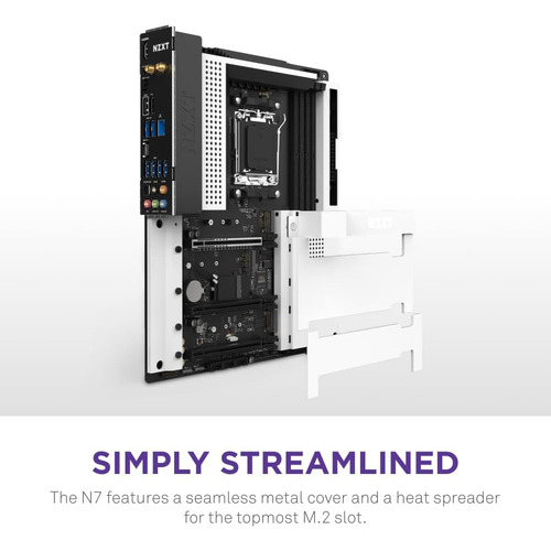 Nzxt N7 B650e - Chipset Amd B650 - Soporta Amd Ryzen 800...