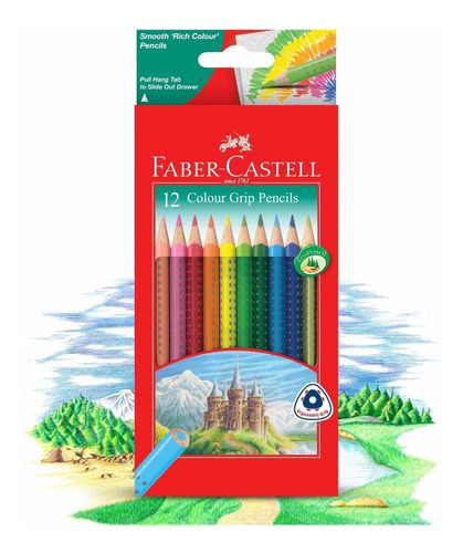 Colores Faber Castell Original 12 Unid Regreso A Clases