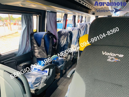 Imagem 11 de 15 de Micro Ônibus Volare Fly 6 Executivo Cor Azul