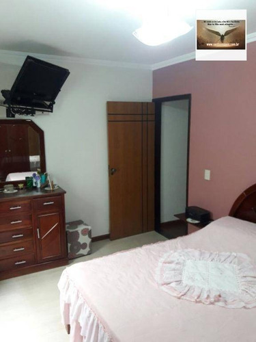 Imagem 19 de 30 de Sobrado De 344 M² Com 04 Dormitórios,( 01 Suíte )09 Vagas De Garagem,residencial À Venda, Vila Camilópolis, Santo André. - So0194