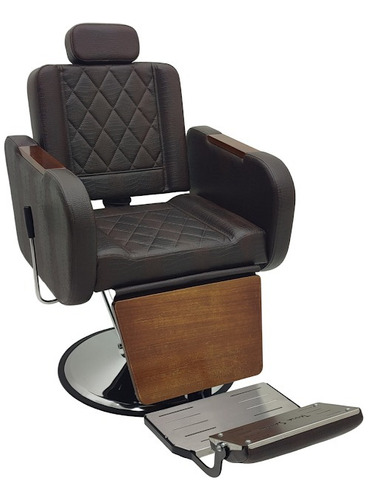 Cadeira Poltrona  Para Barbeiro Reclinável Caravaggio Terra Santa