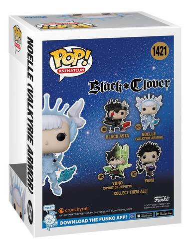 Boneco Funko Black Clover Noelle Com Armadura Valkyria 1421