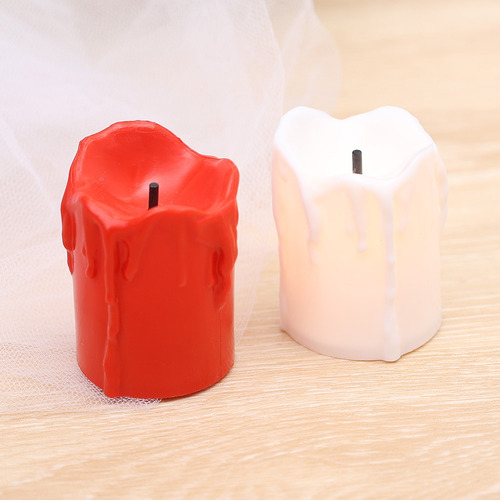 50 Unidades Weep Simule Candles Lamps Led Velas Sem Chama