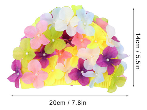 2 Gorros De Natación Para Mujer, Gorros De Natación Elástico