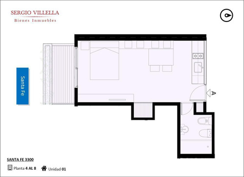 Imagen 9 de 11 de Santa Fe 3300 - Monoambiente En Venta En Rosario