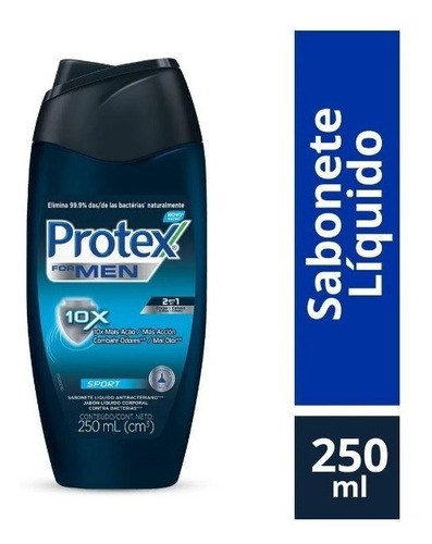 Imagem 2 de 3 de Sabonete Líquido Protex For Men Sport 250ml