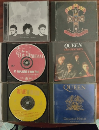 Cd Originales Guns And Roses Phil Collins Queen Aerosmith