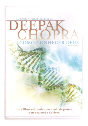 Dvd Como Conhecer Deus - Deepak Chopra