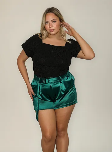 Short De Fiesta Moda Mujer Talles Grandes - Tis Ind