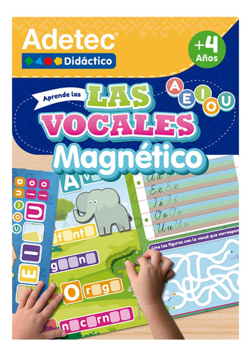Aprende Las Vocales Laminas Magneticas Adetec