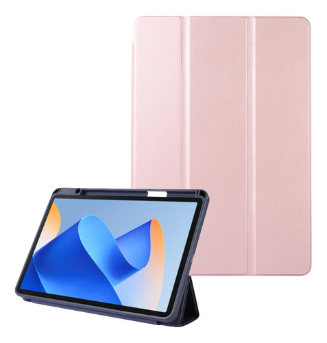 Funda De Tableta Pu En Oro Rosa Para Huawei Matepad 11 2023