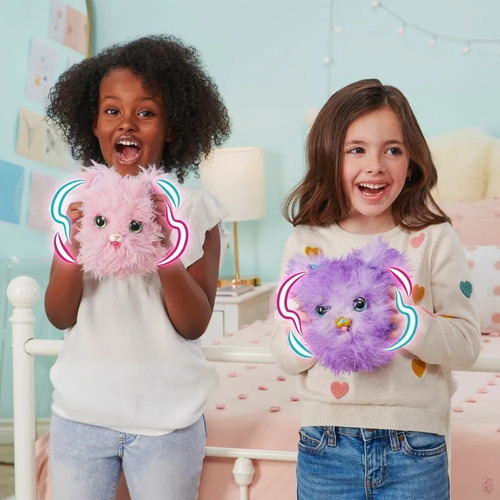 Imagen 5 de 7 de Fur Fluffs Kitty Peluche Gato Interactivo Al Tacto C/ Sonido