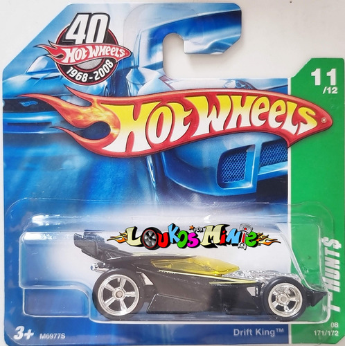 Hot Wheels Drift King T-hunt$ Super 2008 171 Cartela Curta