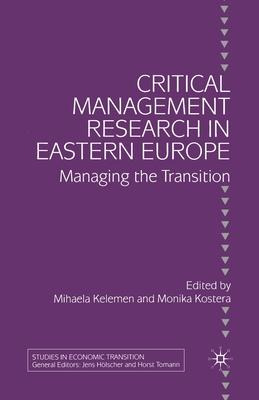 Libro Critical Management Research In Eastern Europe : Ma...