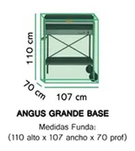 Imagen 2 de 7 de Funda Premium Parrilla Tromen Angus Grande
