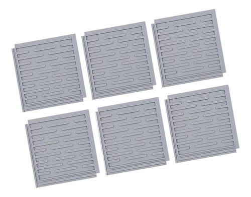 6 Peças Silicone Dish Secying Tapetes Para Cota De Cozinha
