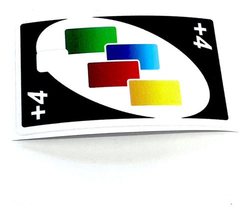 Sticker Tarjeta Skin Calcomania Uno Juego De Cartas