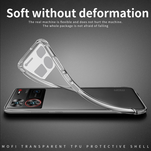 Funda De Teléfono Transparente Ultrafina De Tpu For Nubia