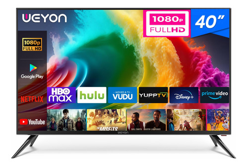 Pantalla Smart Tv Weyon 40 Pulgadas Led Fhd Android Netflix