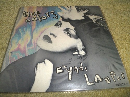 Disco Vinilo 45 Rpm 7'' De Cyndi Lauper - True Colors (1986)