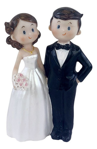 Figura Decorativa De Resina Para Novio, Novia, Matrimonio